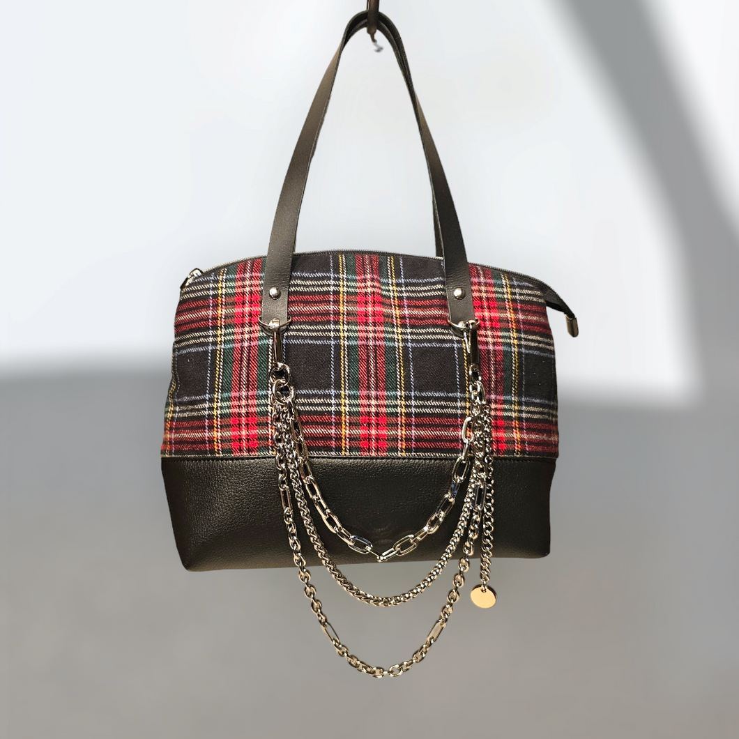 Tweed Satchel