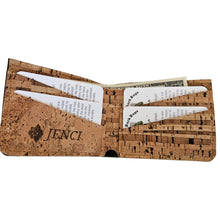 Load image into Gallery viewer, Cork Bill Fold wallet

