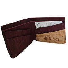 Load image into Gallery viewer, Cork Bill Fold wallet
